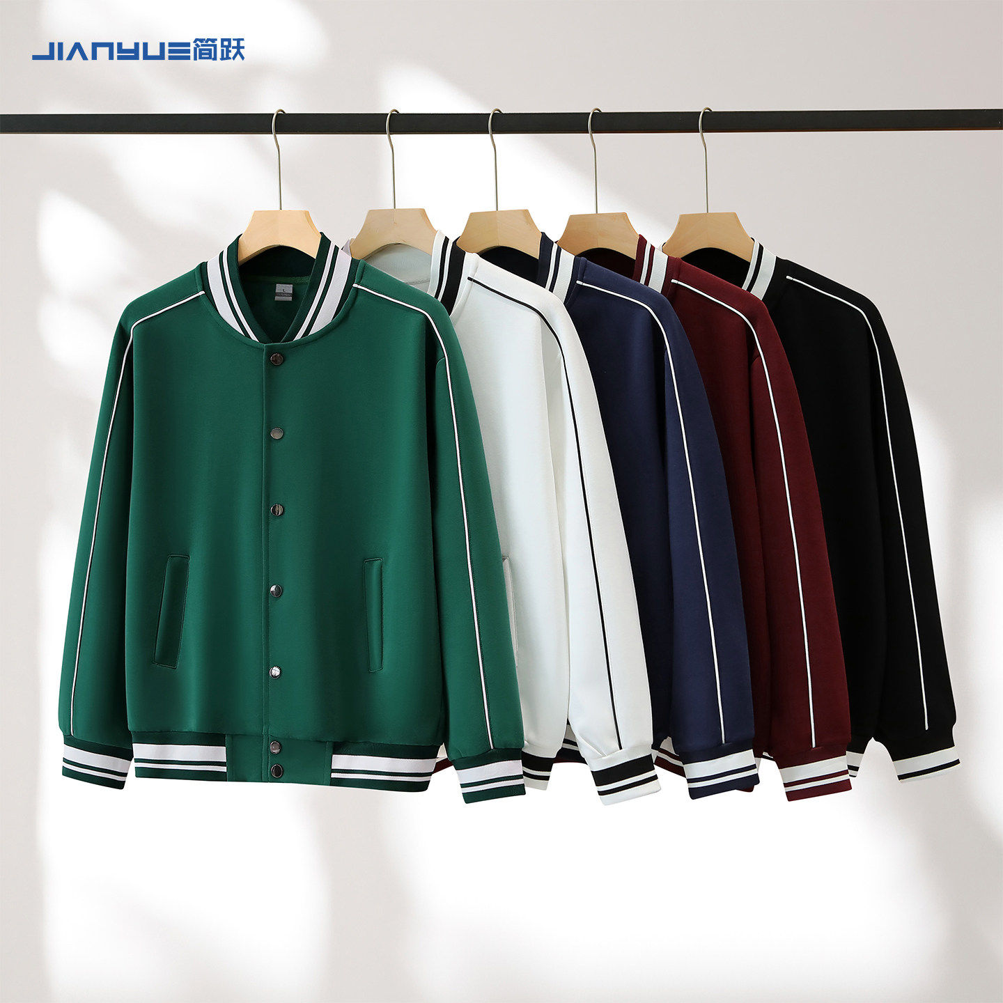 棒球服定制工作服外套印logo图案
