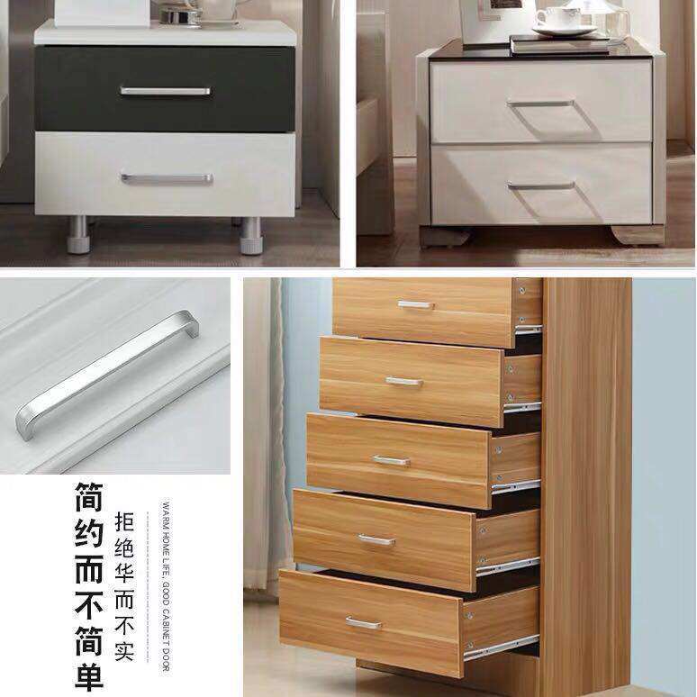 大衣柜门长条把手抽屉橱柜太空铝合金拉手现代简约柜子家具小手柄