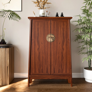 宋氏美学餐边柜储物柜明式圆角柜面条柜万历柜收纳柜靠墙边柜角柜