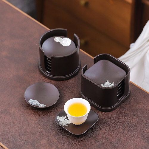 电木茶托功夫茶具家用配件茶杯垫隔热垫茶艺杯垫敬茶垫茶道摆件