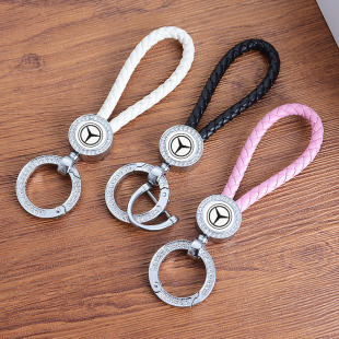 适用于奔驰钥匙扣A级C级E级S级GLAGLS GLC车钥匙扣高档镶钻挂件女