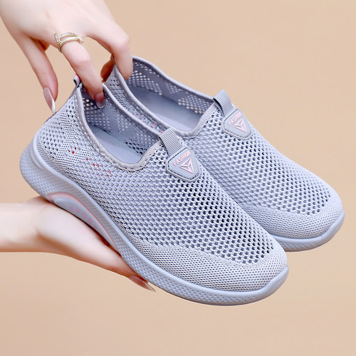 老北京布鞋夏季透气镂空网面鞋