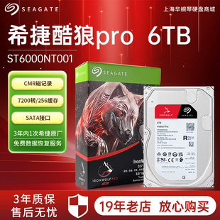 希捷ST6000NT001 酷狼pro 6T NAS企业级硬盘 6TB 送数据恢复NE000