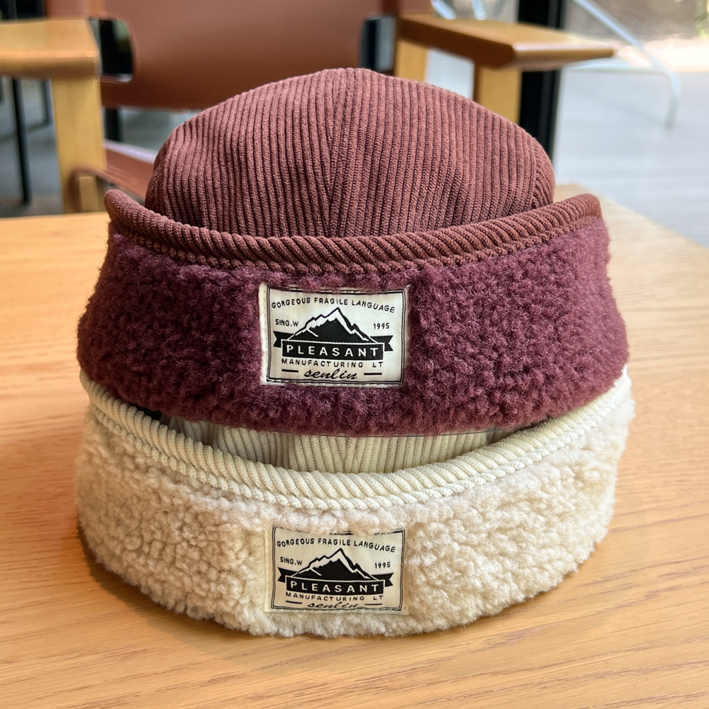 三种戴法羊羔绒加厚保暖护耳帽