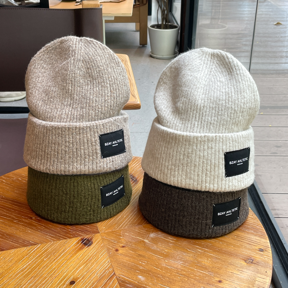 新款针织毛线帽子女秋冬防寒保暖