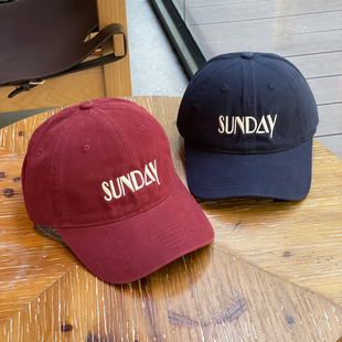 明星同款 字母刺绣软顶棒球帽子女百搭宽檐显脸小情侣街舞鸭舌帽男