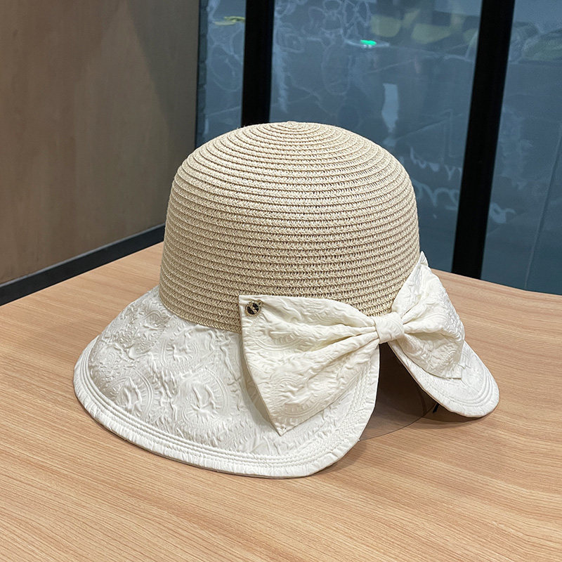 渔夫帽优雅女春夏蝴蝶结