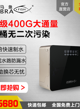 斑马鱼净水器即滤反渗透直饮机无桶大通量400GRO机厨房过滤ZR-86