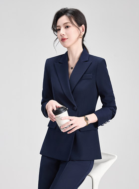 职业西装套装女正装高级感气质时尚职场通勤经理白领上班西服春秋
