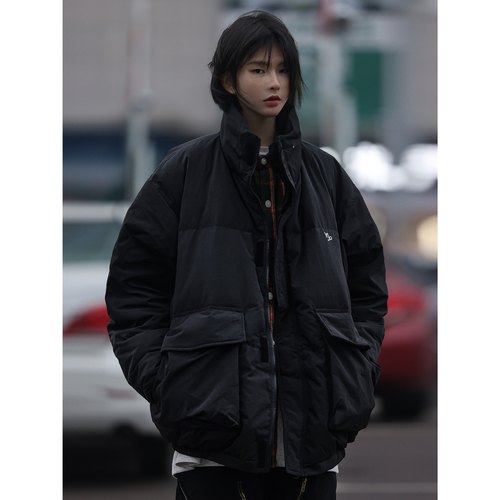 冬季加厚白鸭绒羽绒服日系羽绒服