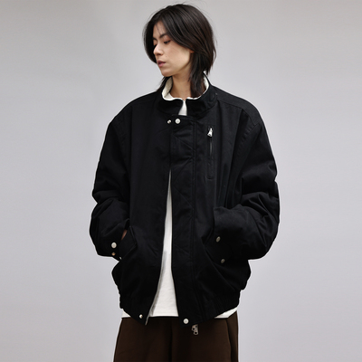 美式复古立领飞行员夹克
