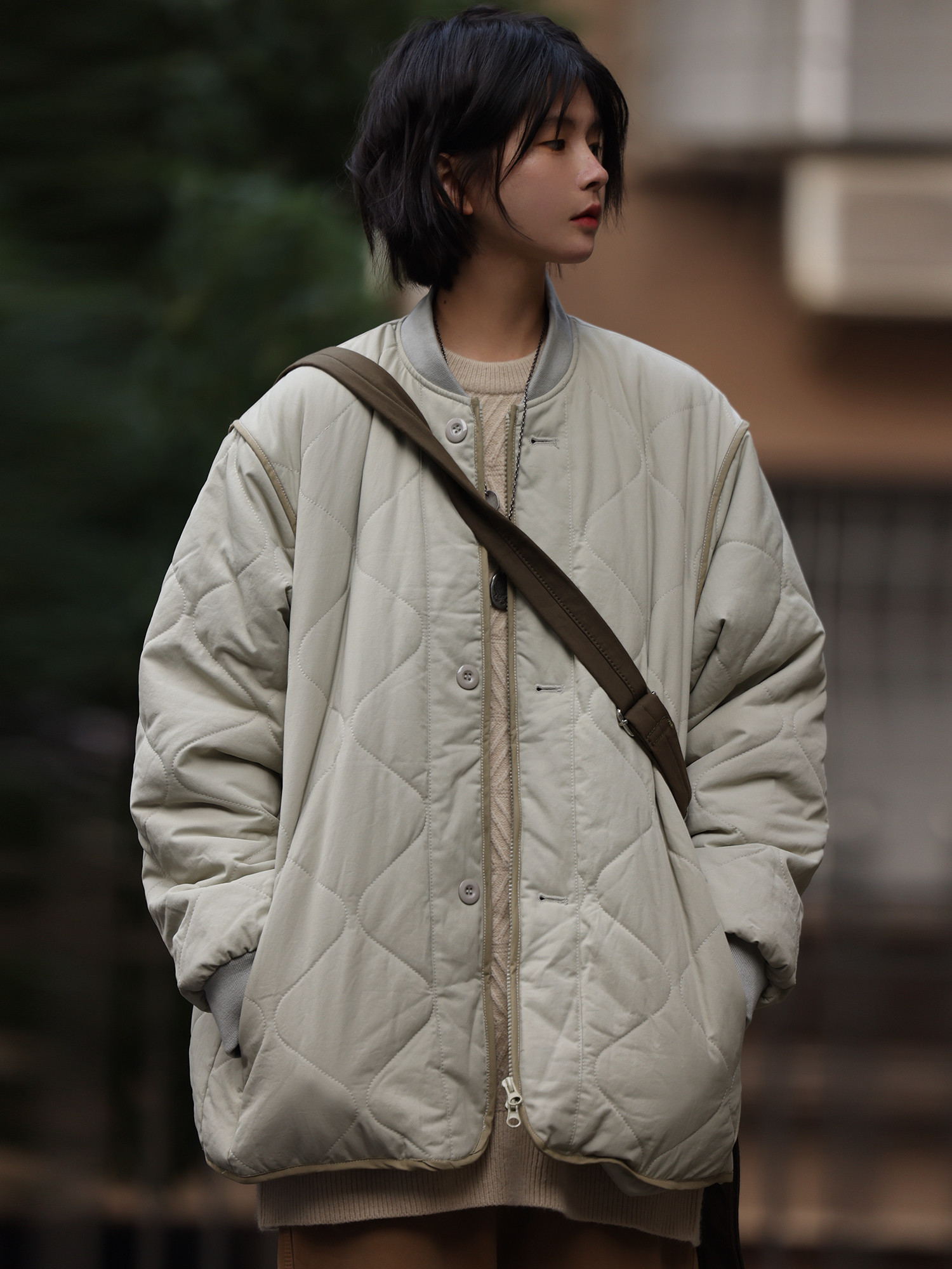 Nobodyknows复古绗棉棉服