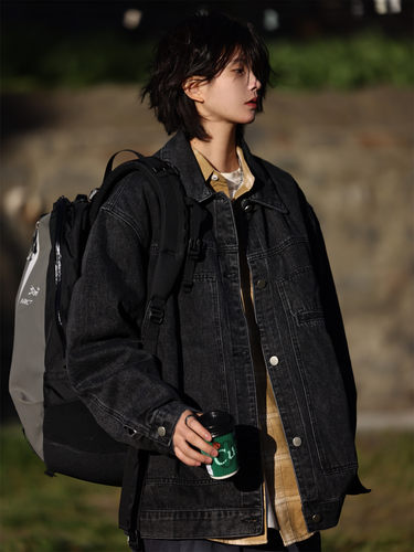 Nobodyknows复古牛仔外套