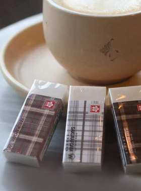 SAKURA 樱花 XRFW-100CB 限定格纹橡皮不留痕美术生无屑无痕高光