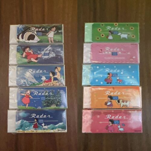 SEED阿尔卑斯山少女橡皮50年限定
