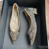 气质配裙子单鞋 女2025新款 晚晚鞋 粗跟法式 女鞋 秋季 低跟大码