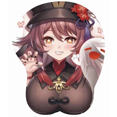 原神二次元美女护腕鼠标垫