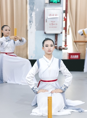 壮志少年行舞蹈服儿童国学汉服古典中国风少年志演出服开笔礼服装