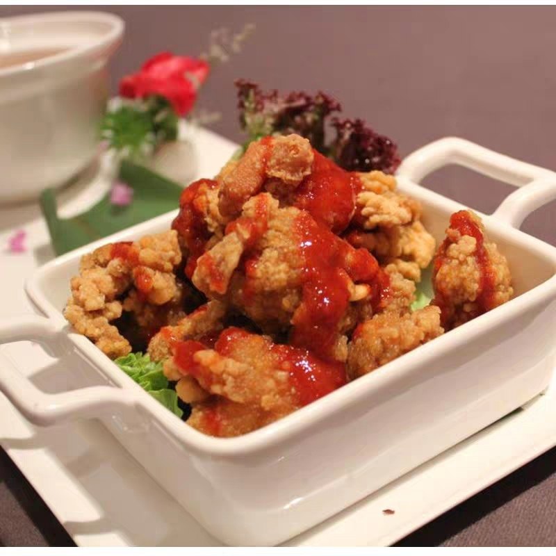 大成野蛮炸鸡麻辣鸡脖2.5kg油炸小吃盐酥鸡脖裹粉鸡脖骨麻辣鸡脖