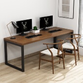 实木台式 电脑桌简约办公工作台桌子学生家用卧室书桌简易写字桌