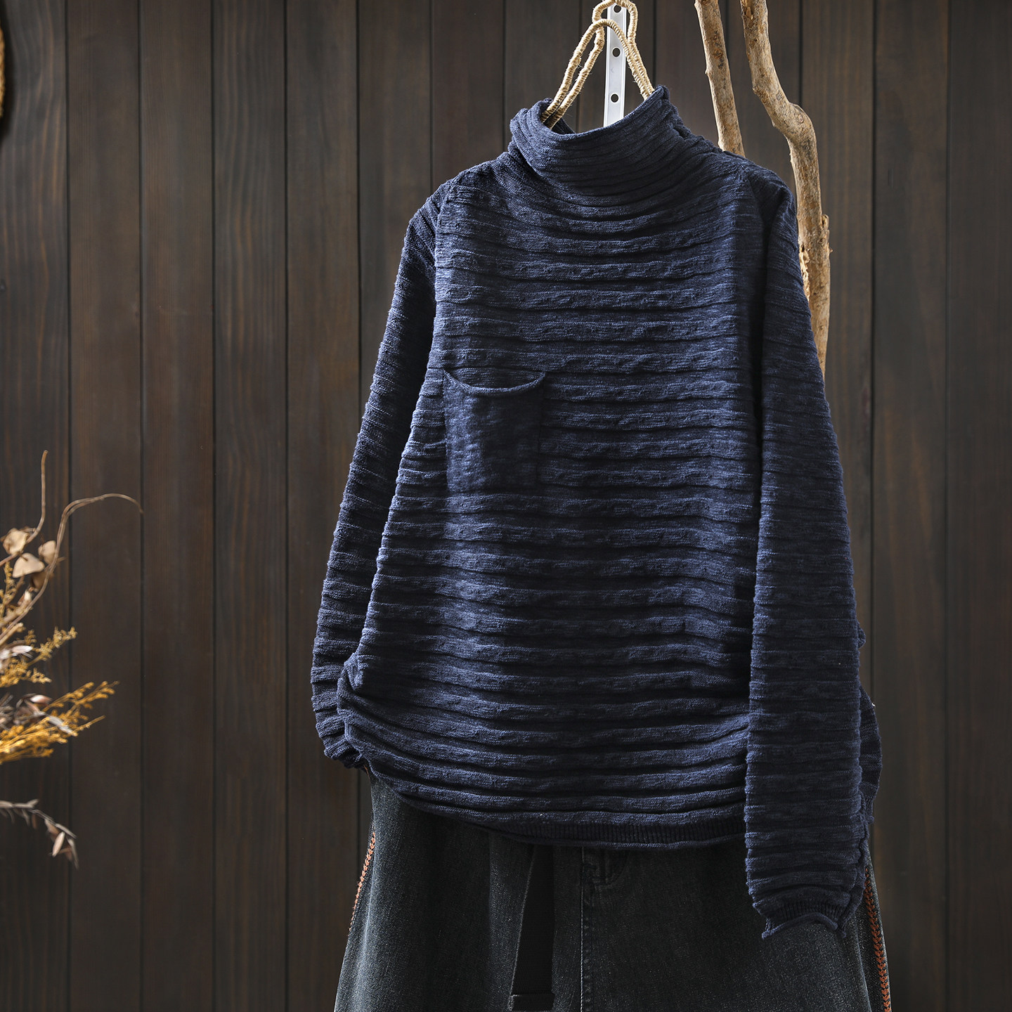 毛衣女款2025新款秋冬季高领薄款棉线针织气质复古慵懒显瘦打底衫,女装/女士精品,毛针织衫,淘宝优惠券,粉丝福利购,淘宝优惠卷