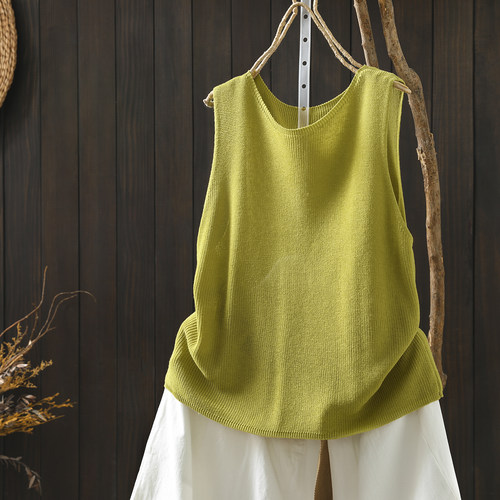 独特漂亮初夏上衣女士2026流行的新款高级洋气可外穿无袖针织背心