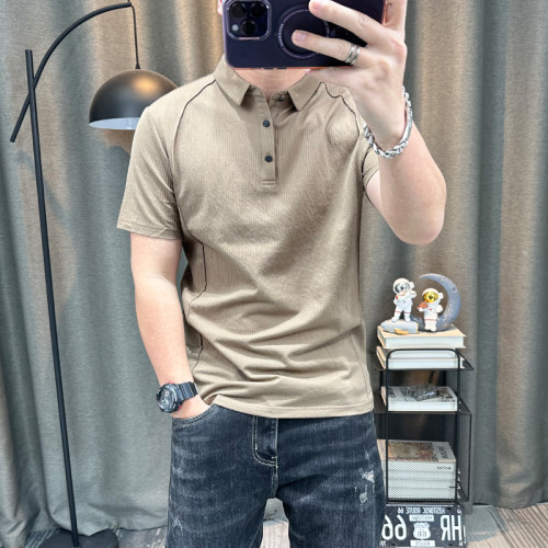 夏季新款高端男装短袖polo衫男士