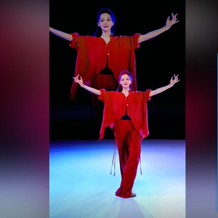 古典舞演出服女飘逸中国风如愿开衫 练功服现代舞衬衣艺考表演服装