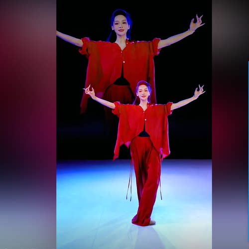 古典舞演出服女飘逸中国风如愿开衫练功服现代舞衬衣艺考表演服装
