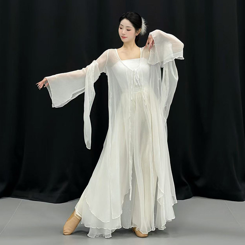 古典舞服装女飘逸纱衣舞蹈服中国舞演出服国风身韵舞台表演服装