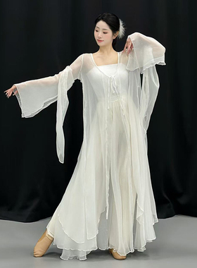 古典舞服装女飘逸纱衣舞蹈服中国舞演出服国风身韵舞台表演服装