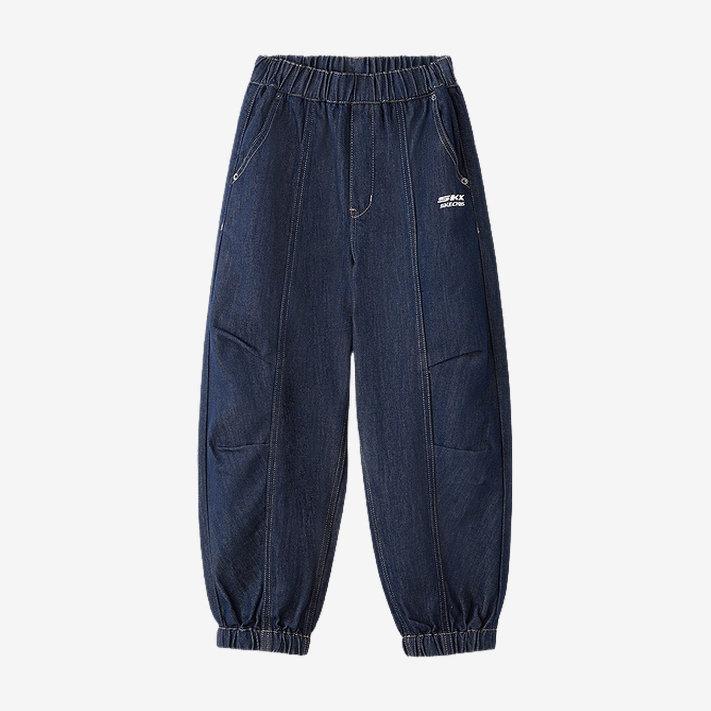 Skechers斯凯奇男孩男童匹克球系列休闲柔软舒适梭织长裤L326B009
