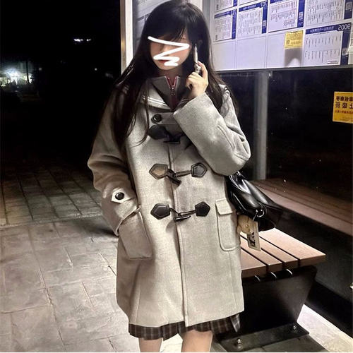 毛呢外套女秋冬学生jk制服