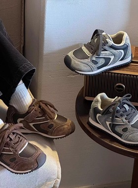 儿童运动鞋2025新款冬季女童加绒保暖德训鞋男童二棉防滑阿甘鞋