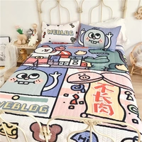 Mùa hè đa chức năng quilting Tencel phương thức giặt vải điều hòa không khí ghế mềm ba mảnh phù hợp Có thể gập lại giường thoáng khí - Trải giường drap giường hàn quốc