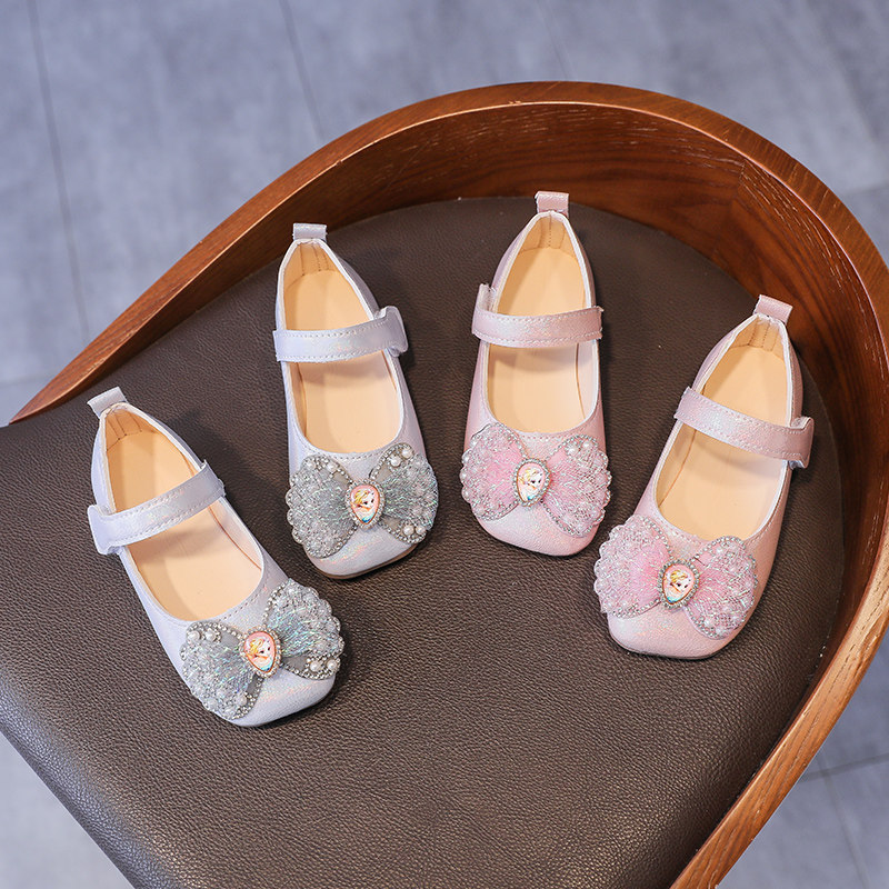 2026春秋季新款儿童皮鞋韩版蝴蝶结公主鞋女童单鞋豆豆鞋小童鞋子,童鞋/婴儿鞋/亲子鞋,皮鞋,淘宝优惠券,粉丝福利购,淘宝优惠卷