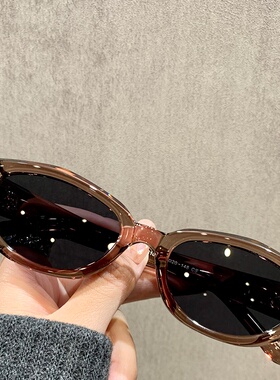 复古猫眼墨镜女2025新款高级感茶色防晒防紫外线开车偏光太阳眼镜