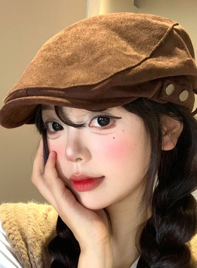 美拉德复古前进帽女日系