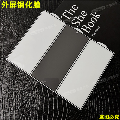 适用三星w25手机膜Galaxyzfold6全屏钢化膜fold7折叠防窥膜fold6外屏前屏保护膜zfold7防窥膜心系天下透明膜