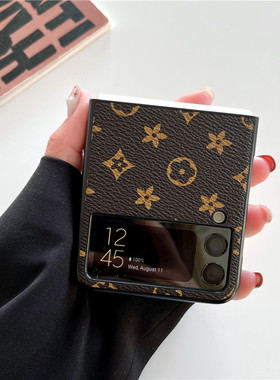 适用三星zflip3手机壳f7110保护壳折叠屏老花新款zflip2超薄防摔z flip4外壳zfilp1代翻盖f7070韩版保护套4代