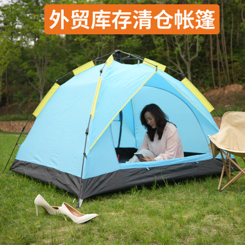 外贸库存清仓帐篷自动帐