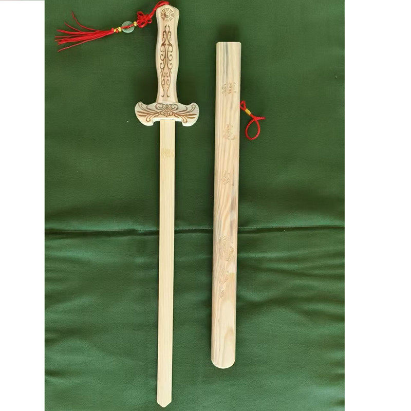 竹木刀剑儿童玩具祥龙剑武士木剑过家家玩具