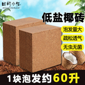椰砖营养土种菜养花通用椰土壤脱盐椰糠粗椰壳多肉种植土大块椰砖