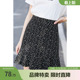 Betu百图半身裙女高腰显瘦碎花雪纺鱼尾a字短裙春季 新款