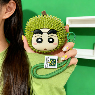 创意榴莲适用于SONY索尼wf1000xm5充电仓保护套wh-1000xm5保护壳xm4蓝牙耳机套可爱榴莲防摔硅胶壳xm5降噪豆