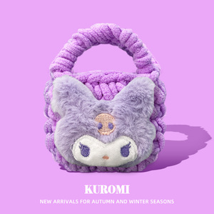 适用于Disney迪士尼QS-T8蓝牙耳机保护套D33/D66保护壳毛绒QS11/S190充电仓盒子收纳包联名F9女款可爱F11卡通