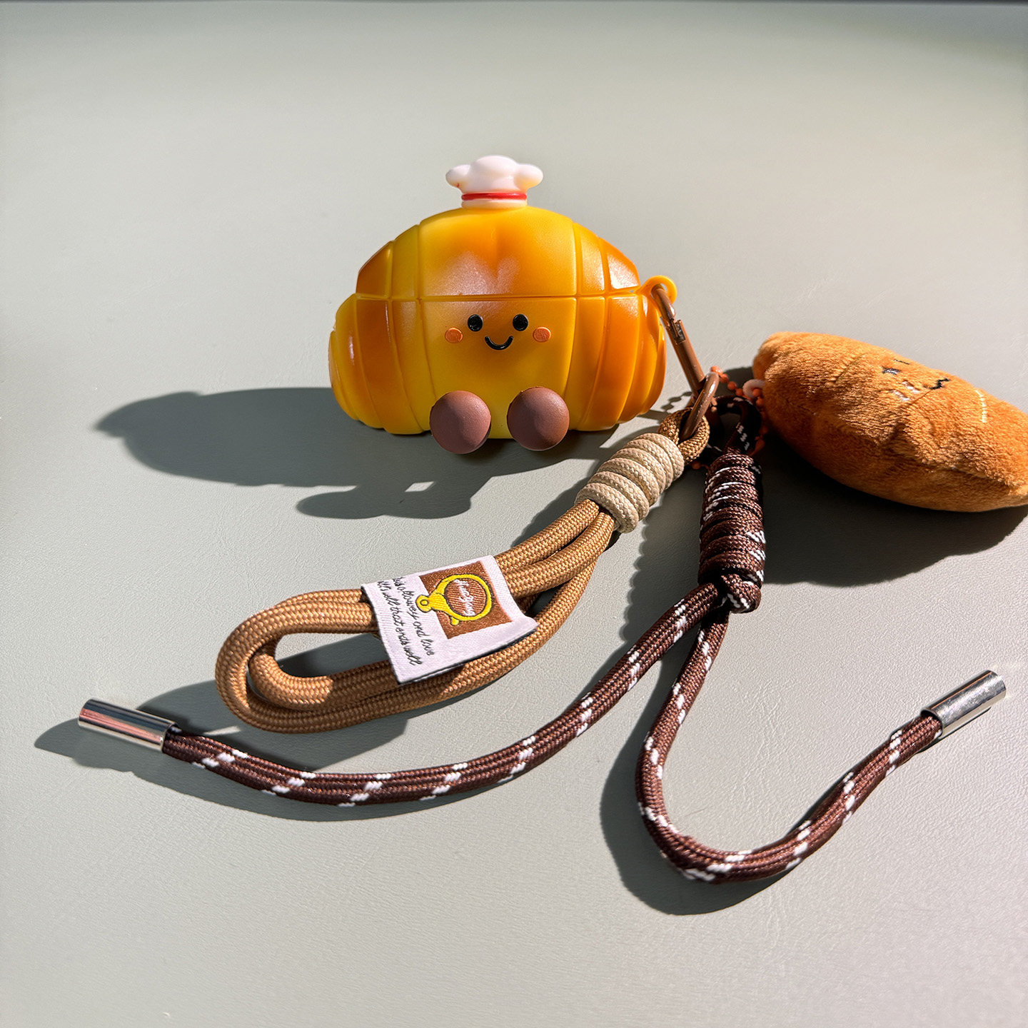 创意卡通仿真厨师牛角包适用Edifier漫步者花再zero air无线蓝牙耳机套EDF200103硅胶软壳牛角包充电仓软壳潮