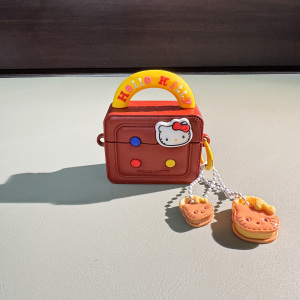 创意可爱hellokitty适用于baseus倍思m2s保护壳无线蓝牙耳机套可爱kt猫硅胶m2spro耳机壳充电仓壳软