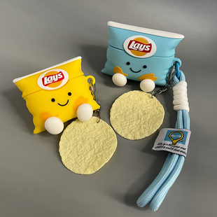 创意卡通薯片适用一加Buds Ace 2蓝牙耳机保护套1加budsace2耳机壳防摔buds4保护壳可爱free2硅胶四2i软壳