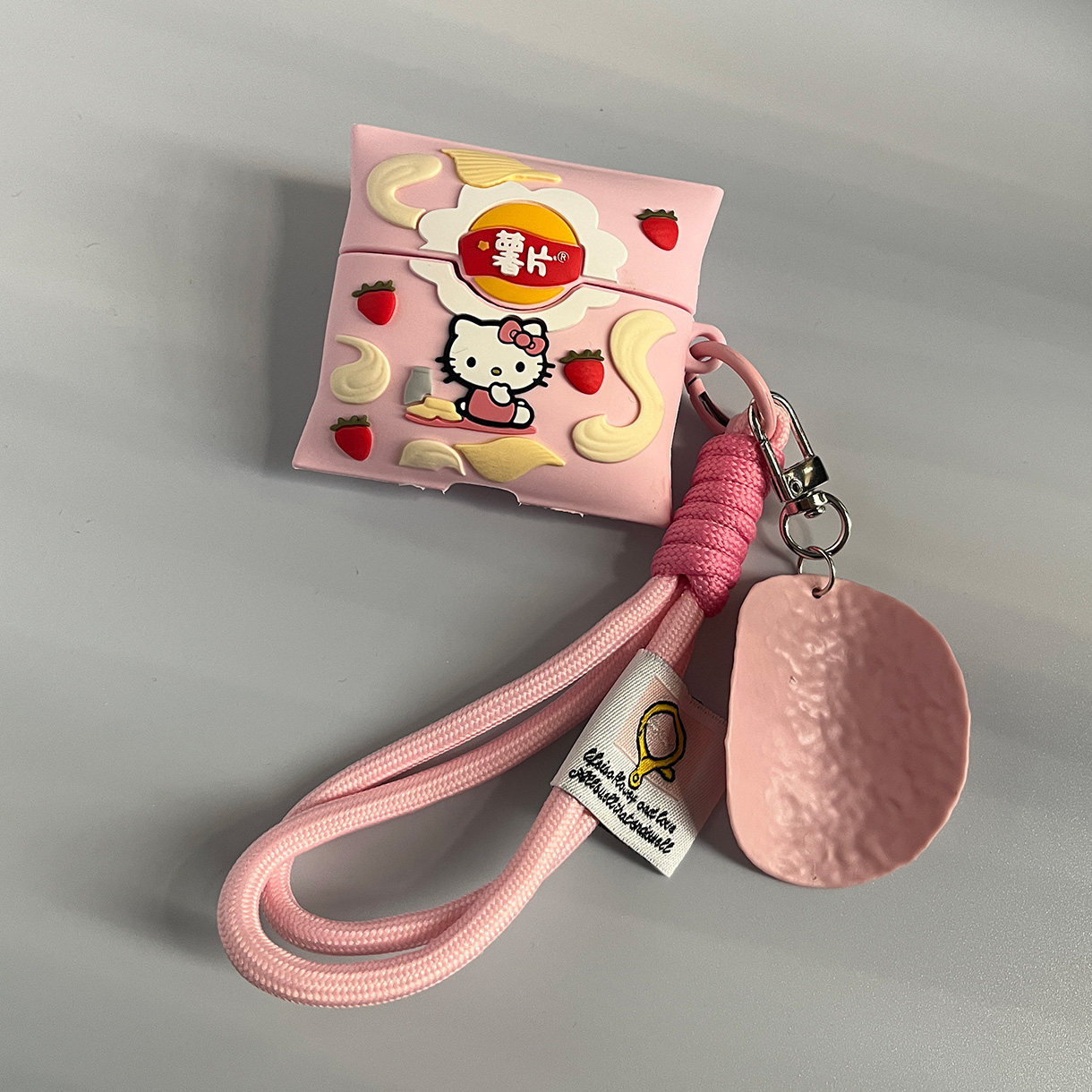 创意粉色Kitty薯片适用airpodspro3保护套Pro软硅胶2025新款苹果耳机壳airpods4壳AirPods Pro2套AirPods 4